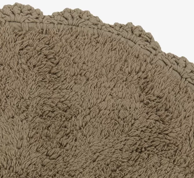Fashion Bademåtte 50x80 khaki bomuld Bademåtter