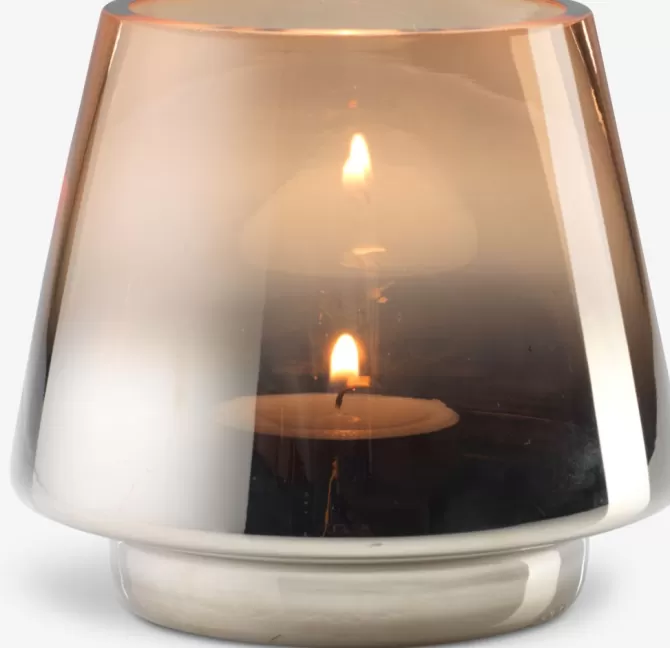 Shop Fyrfadsstage Ø10xH9cm brun Lysestager