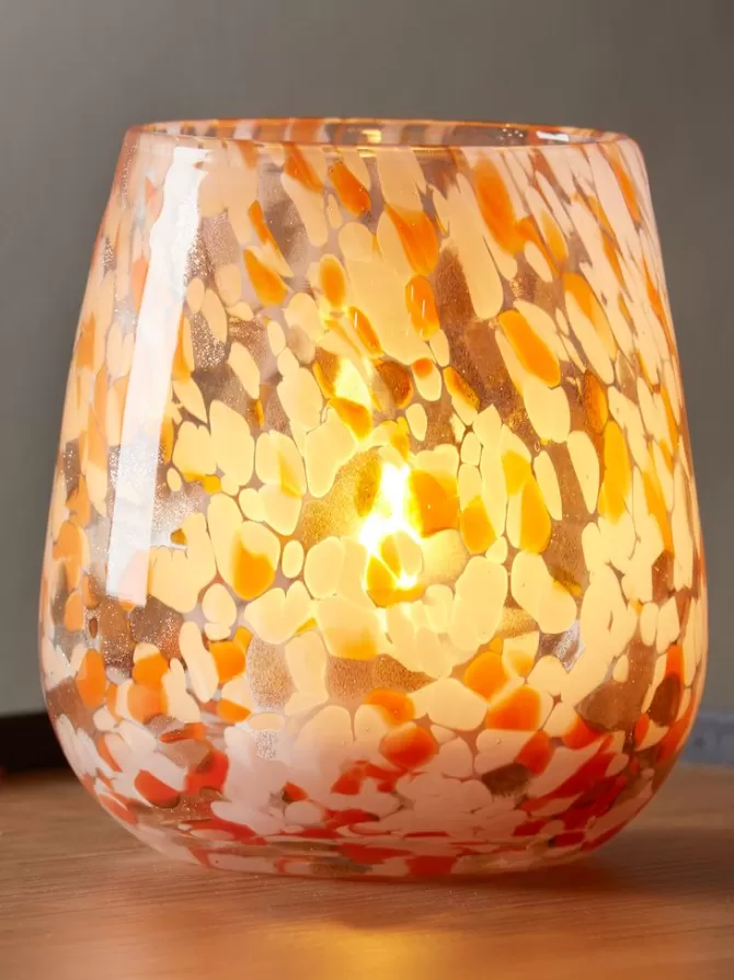 Best Fyrfadsstage Ø9xH10cm glas Lysestager