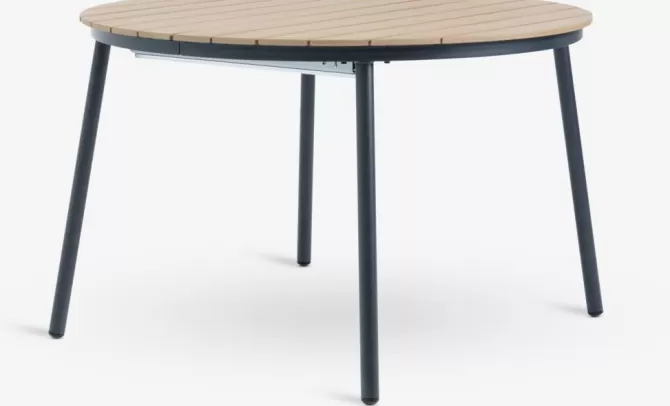 Best Havebord Ø118xL118/168 natur Firkantede Haveborde | Runde Haveborde