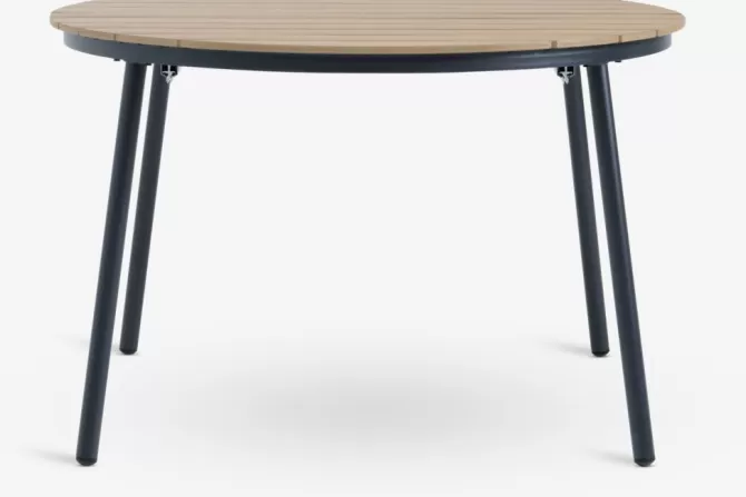 Best Havebord Ø118xL118/168 natur Firkantede Haveborde | Runde Haveborde