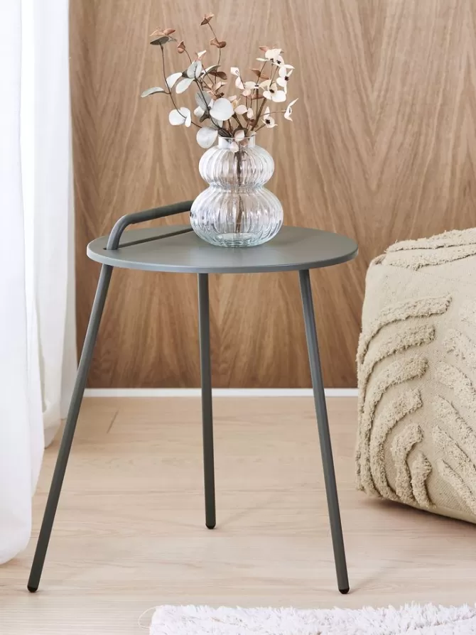 Cheap Hjørnebord Ø40 m/håndtag olivengrøn Hjørneborde | Sofaborde