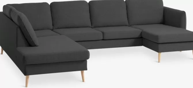 Flash Sale Hjørnesofa venstrevendt t stof Sofaer Med Chaiselong | Hjørnesofaer