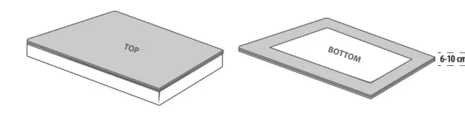 Outlet Jersey kuvertlagen 90x200x6-10 hvid Lagner