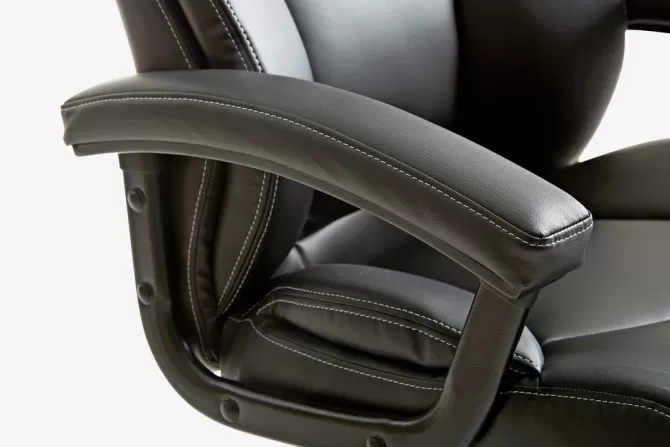Online Kontorstol memory foam sort kunstlæder Kontorstole