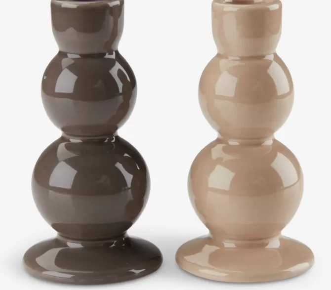 Online Lysestage Ø7xH13cm assorteret Lysestager