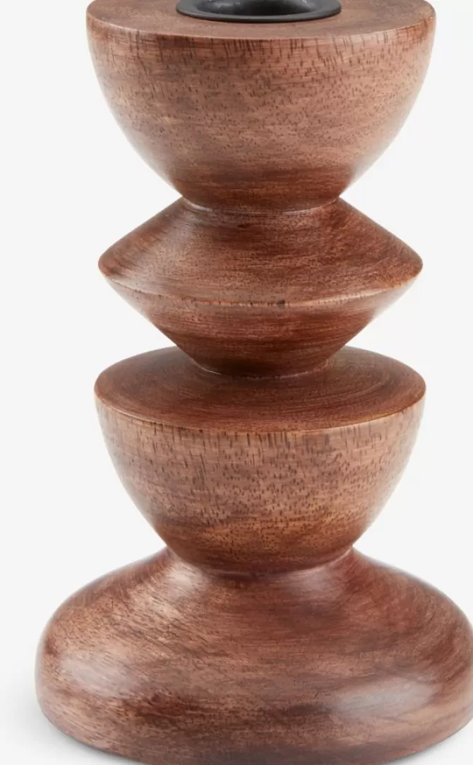 Flash Sale Lysestage Ø9xH14cm brun Lysestager