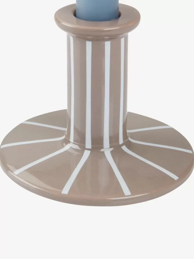 New Lysestage Ø10xH8cm grå Lysestager