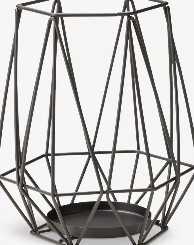 Fashion Lysestage Ø16xH19cm sort Lysestager