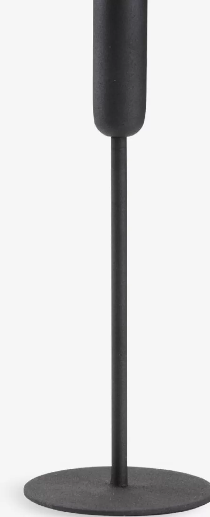 Hot Lysestage Ø9xH24cm sort Lysestager