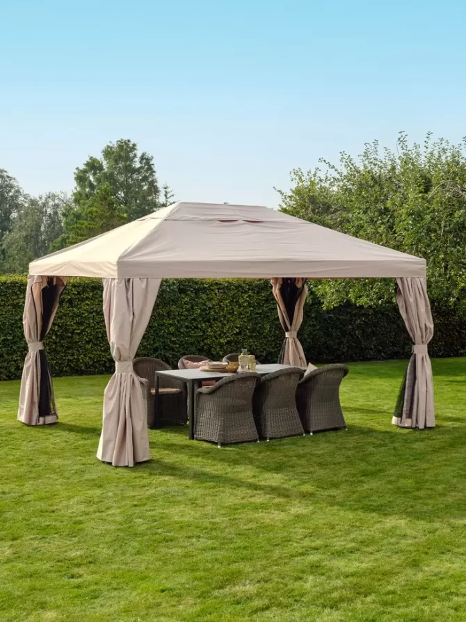 Hot Pavillon B3xL4xH2.76m beige Pavilloner