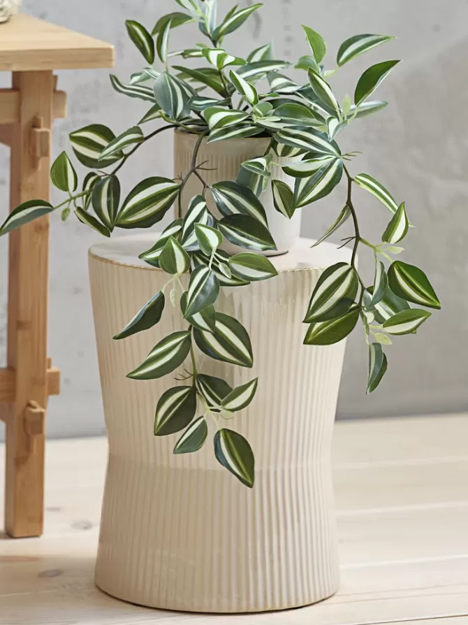 Online Piedestal Ø23xH30cm creme Dekorativt Tilbehør