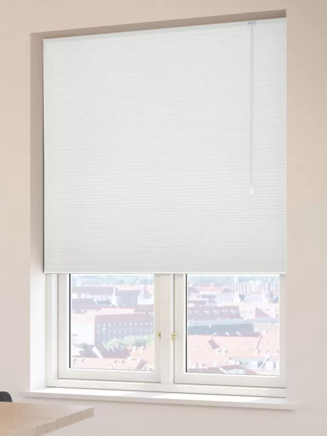 Cheap Plisségardin mørklægning 80x130cm hvid honeycomb Mørklægningsgardiner