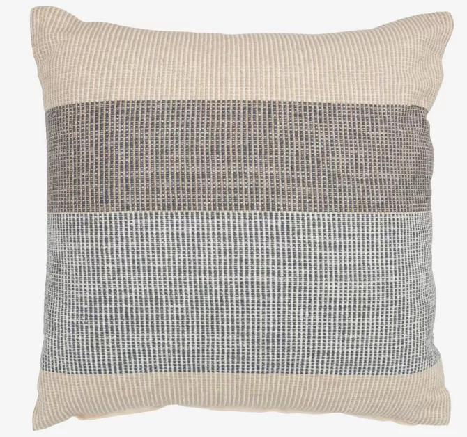 Fashion Pyntepude 45x45 beige/blå Pyntepuder