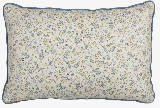Store Pyntepude 35x50 grøn/blå Pyntepuder