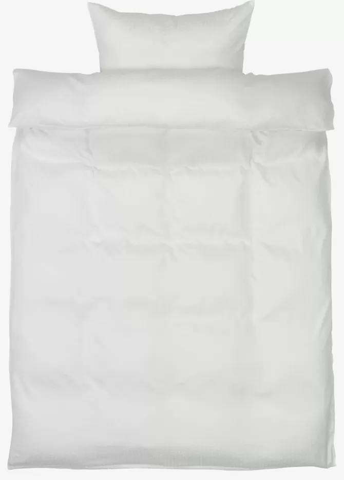 Outlet Sengetøj mikrofiber 140x200 hvid Sengetøj
