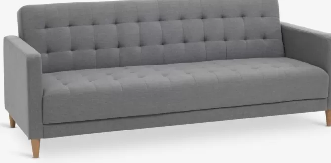 Flash Sale Sovesofa gråt stof Sovesofaer | Sovesofaer