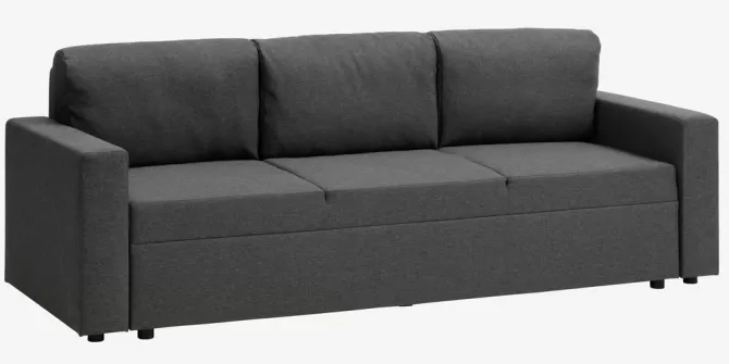 Best Sovesofa 3-pers. mørkegråt stof Sovesofaer | Sovesofaer