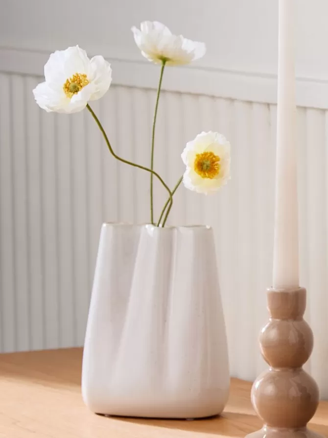 Hot Vase B13xL8xH17cm grå Vaser