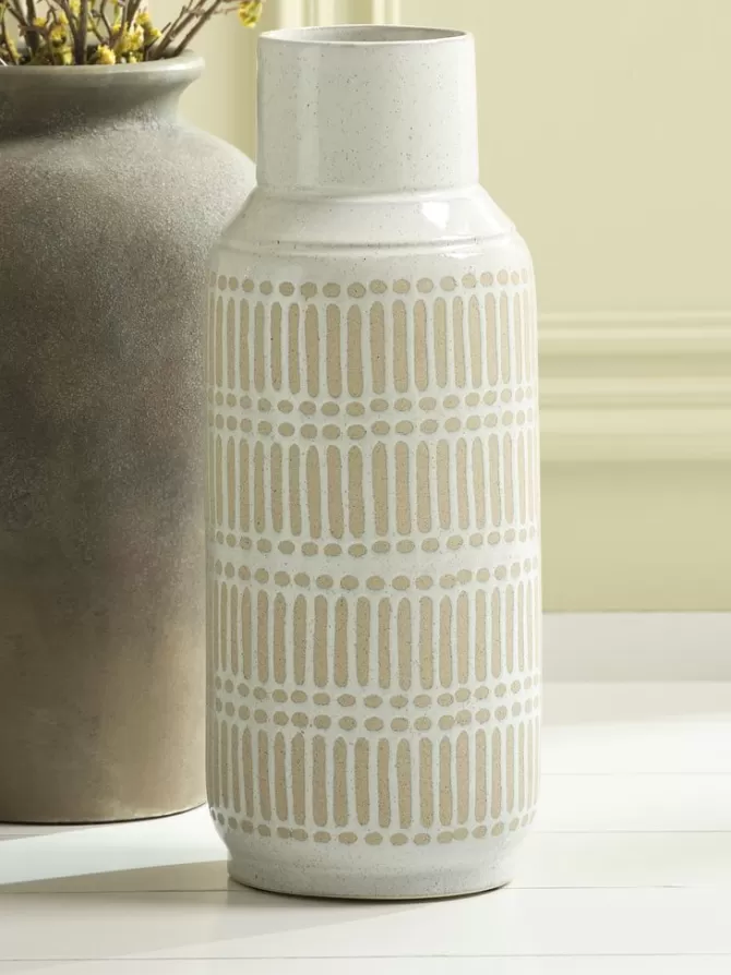 Hot Vase Ø18xH47cm hvid Vaser