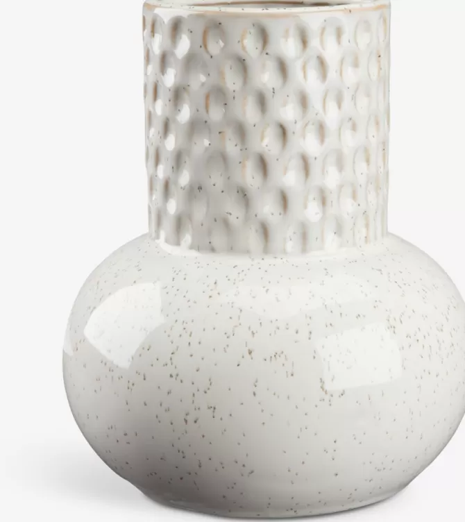 Discount Vase Ø15xH18cm hvid Vaser