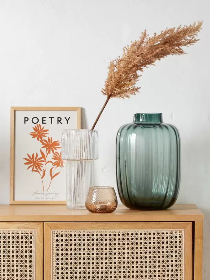 Discount Vase Ø12xH25cm klar Vaser
