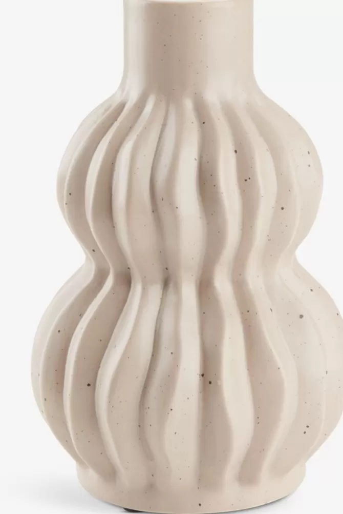 Fashion Vase Ø12xH19cm sand Vaser
